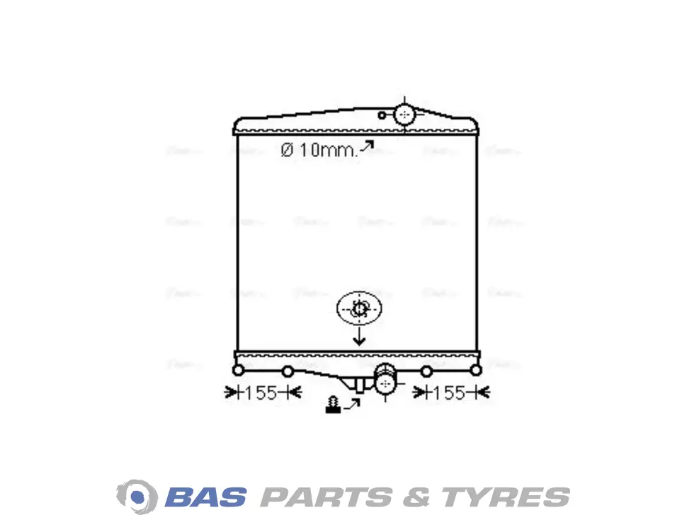 Radiator AVA Cooling 20460178