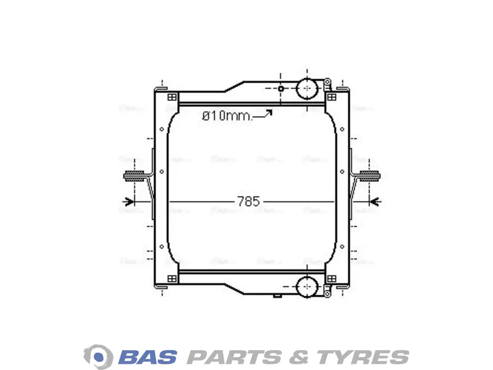 Radiator AVA Cooling 20810091