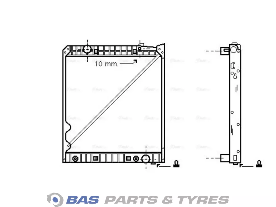 Radijator AVA Cooling 9425001103 Radijator AVA Cooling 9425001103