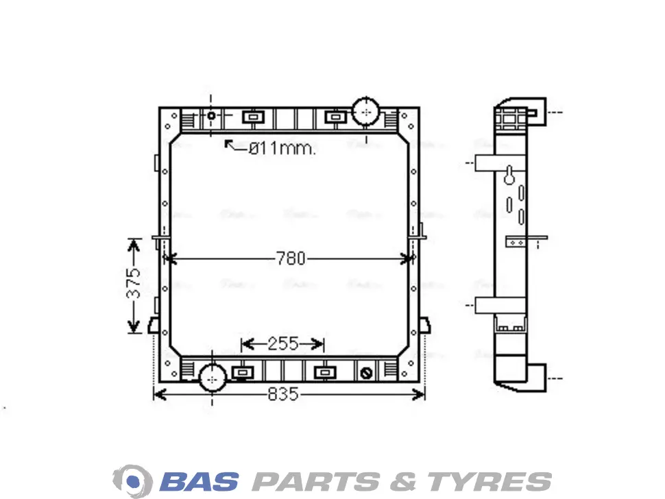 Radiator AVA Cooling 42536979 Radiator AVA Cooling 42536979