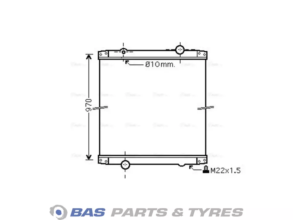 Radiator AVA Cooling 5010230485