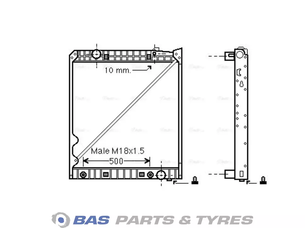 Radiator AVA Cooling 9425003503