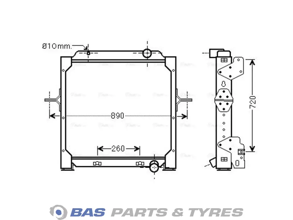 Radiator AVA Cooling 20810099