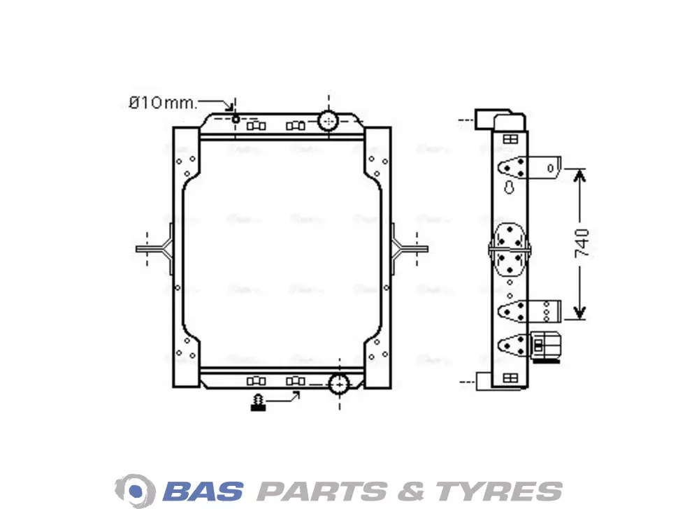 Radiator AVA Cooling 5001867855