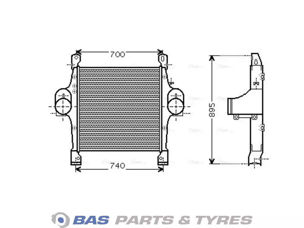 Intercooler AVA Cooling 41218267