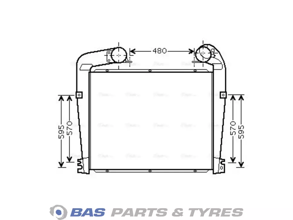 Intercooler AVA Cooling 1531761 Intercooler AVA Cooling 1531761
