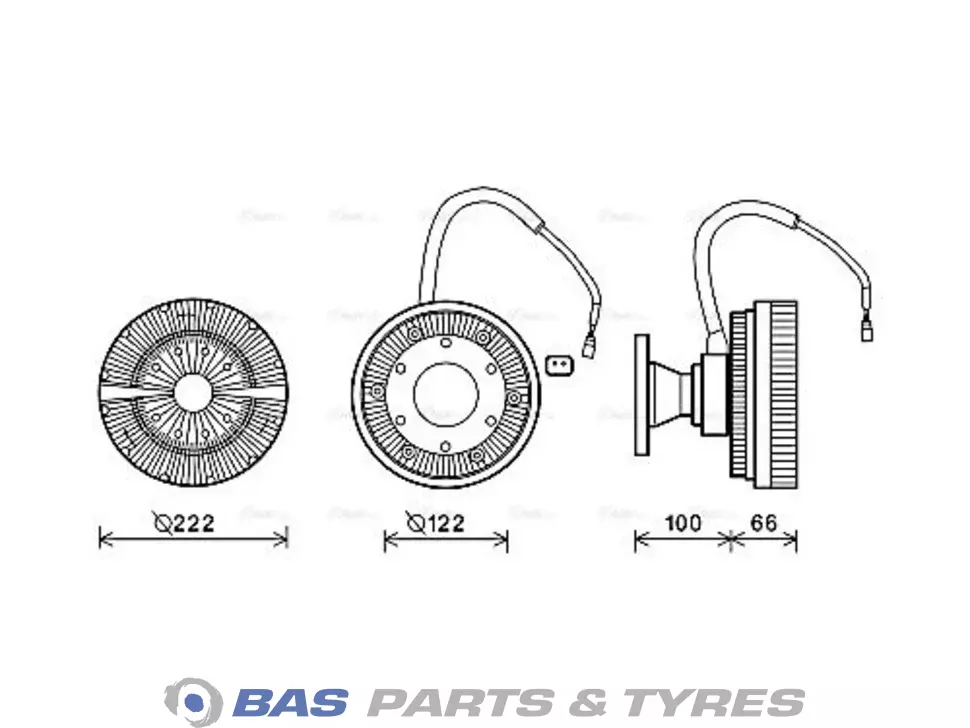Viscokupplungs AVA Cooling 1453962 Viscokupplungs AVA Cooling 1453962