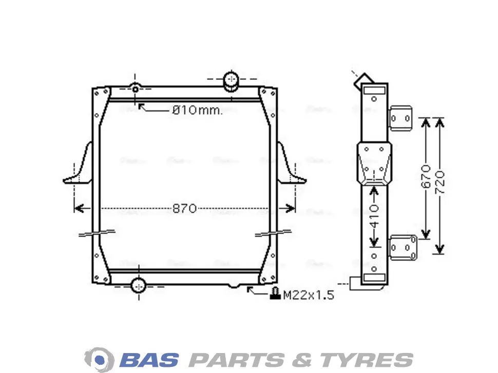 Radiador AVA Cooling 5010315642