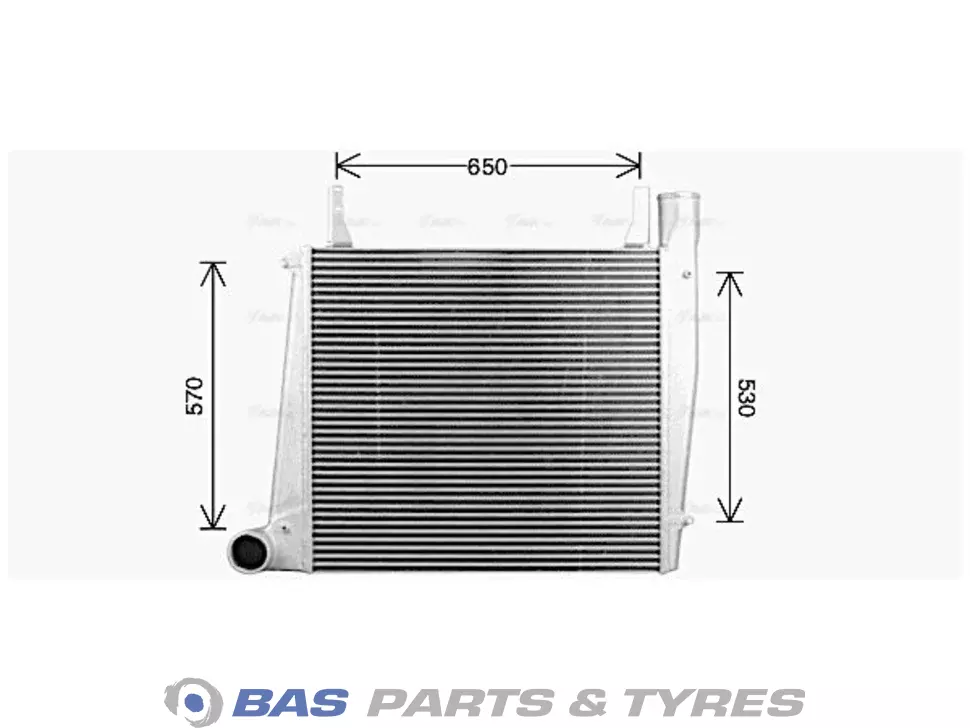 Intercooler AVA Cooling 81061300100