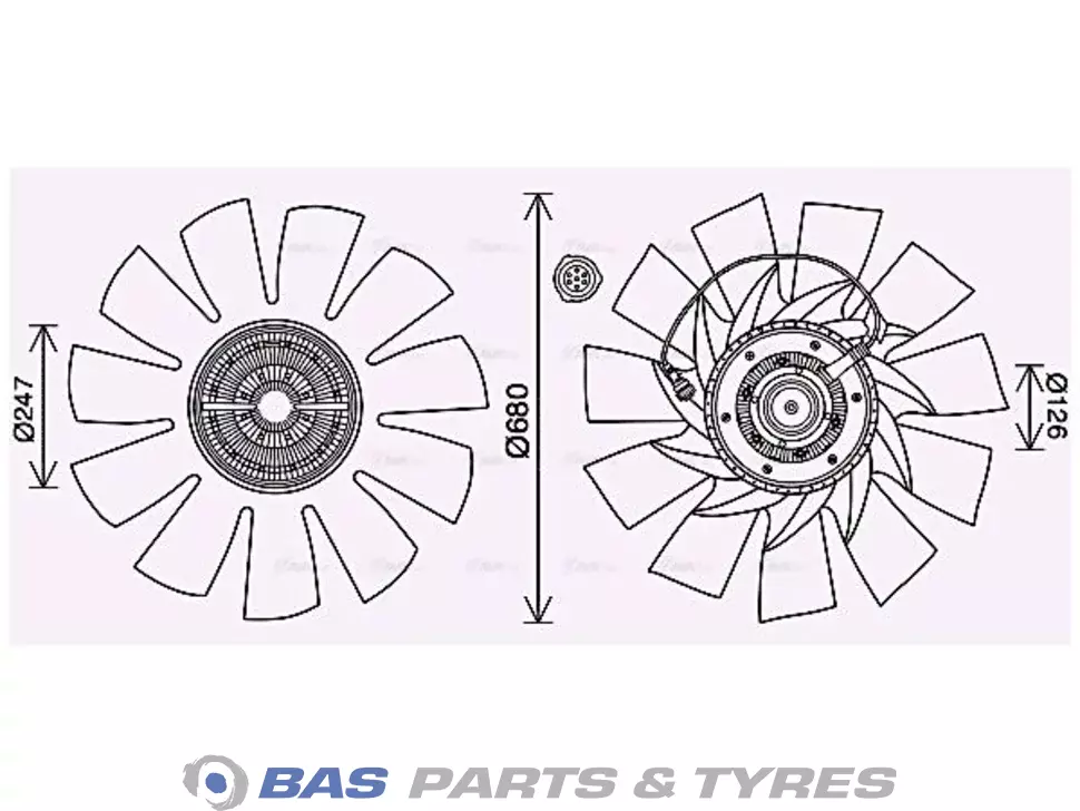 Ventilator AVA Cooling 20576186