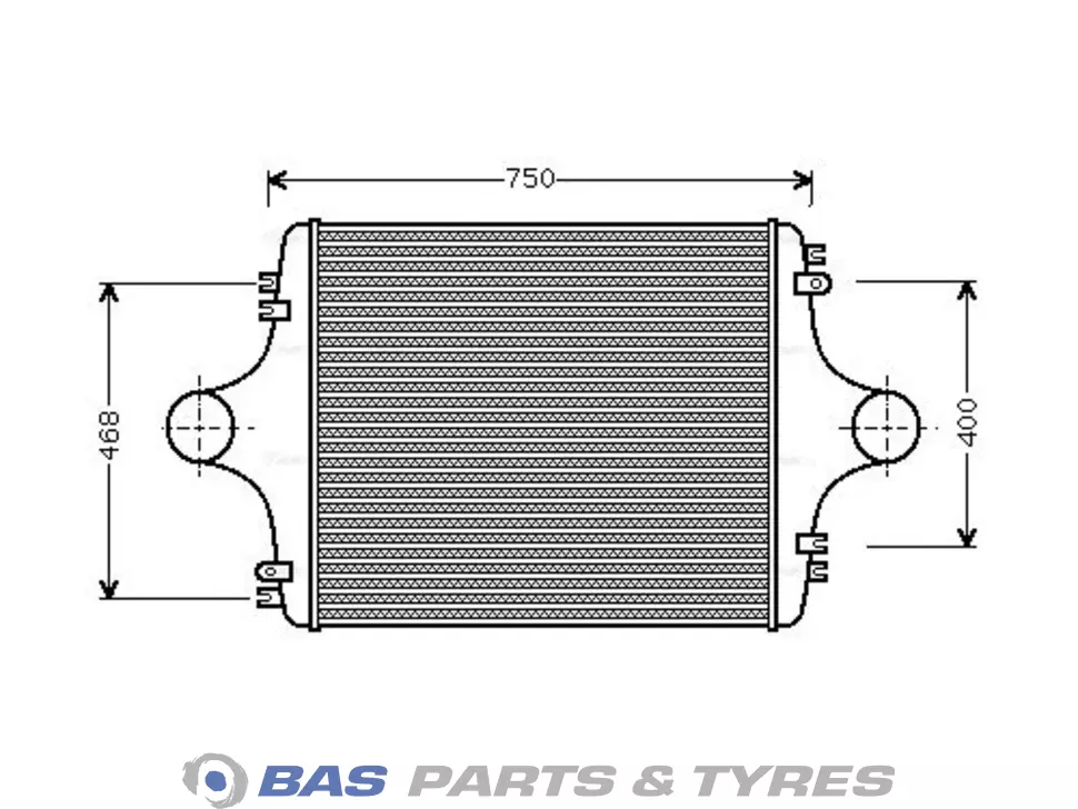 Intercooler AVA Cooling 81061309072 Intercooler AVA Cooling 81061309072