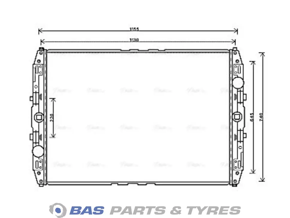 Radiador AVA Cooling 81061016502