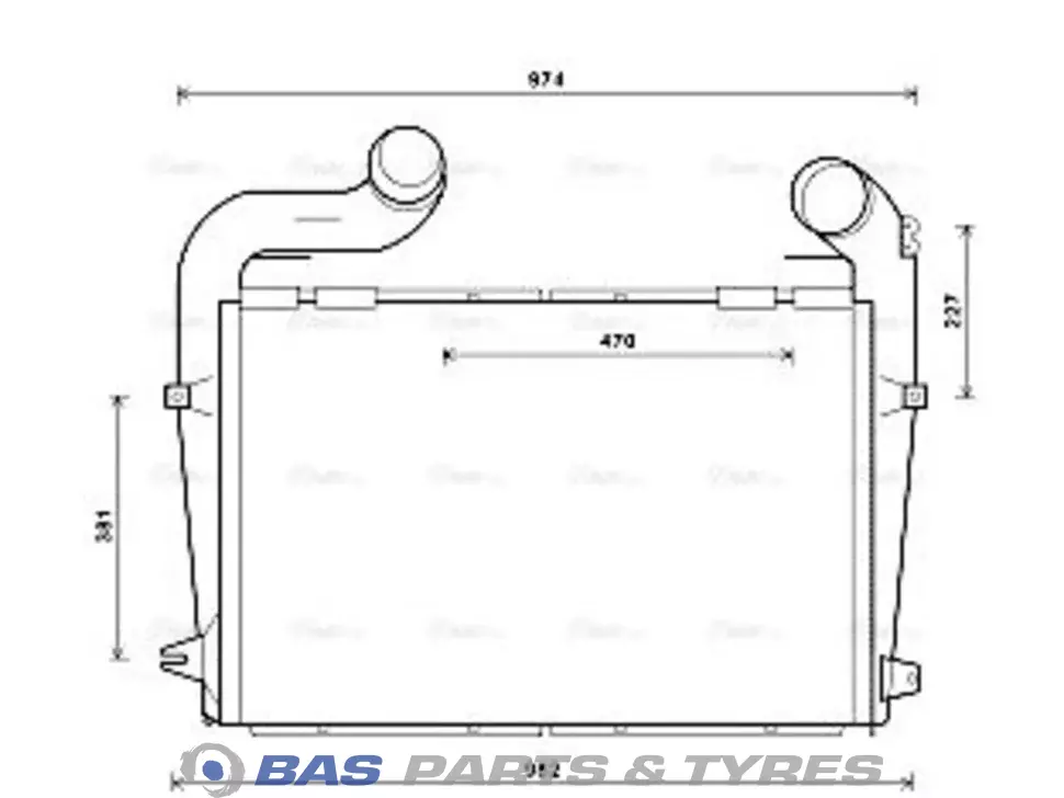 Intercooler AVA Cooling 1531767