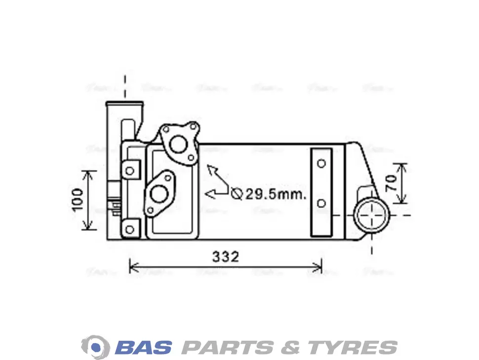 Oil cooler AVA Cooling 1872294