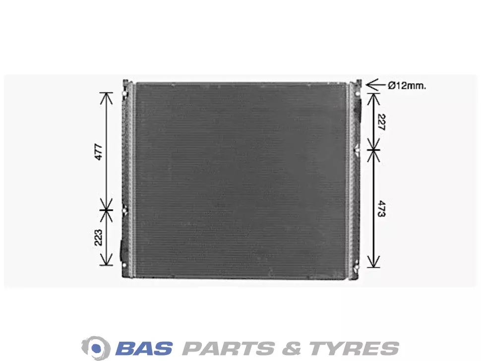 Radiator AVA Cooling 81061010066