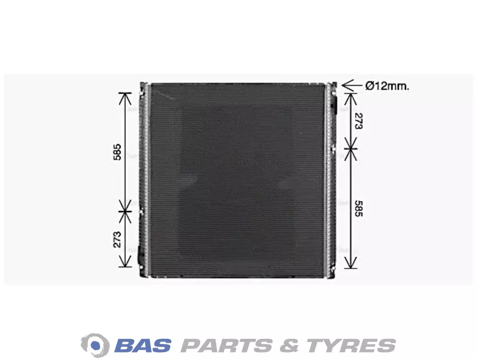 Radiator AVA Cooling 81061010067 Radiator AVA Cooling 81061010067