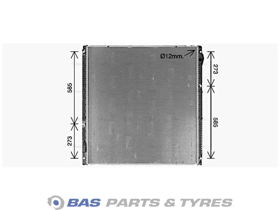 Radiator AVA Cooling 81061010072 Radiator AVA Cooling 81061010072