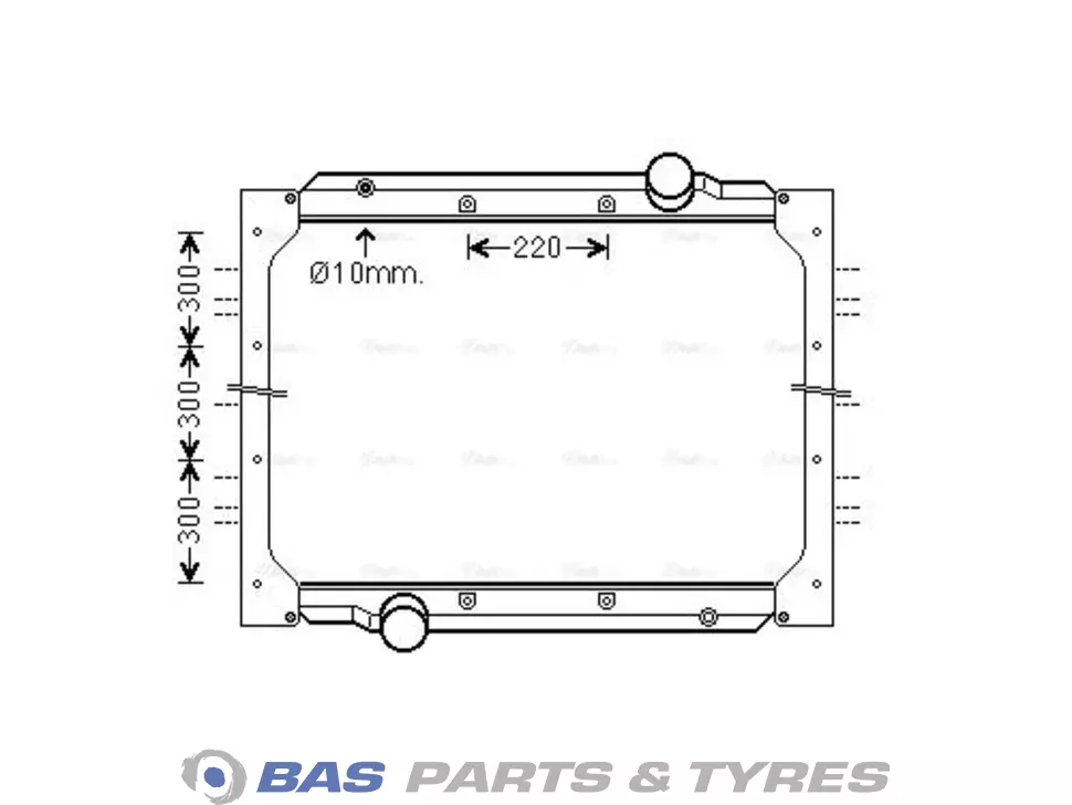 Radiator AVA Cooling 81061016524