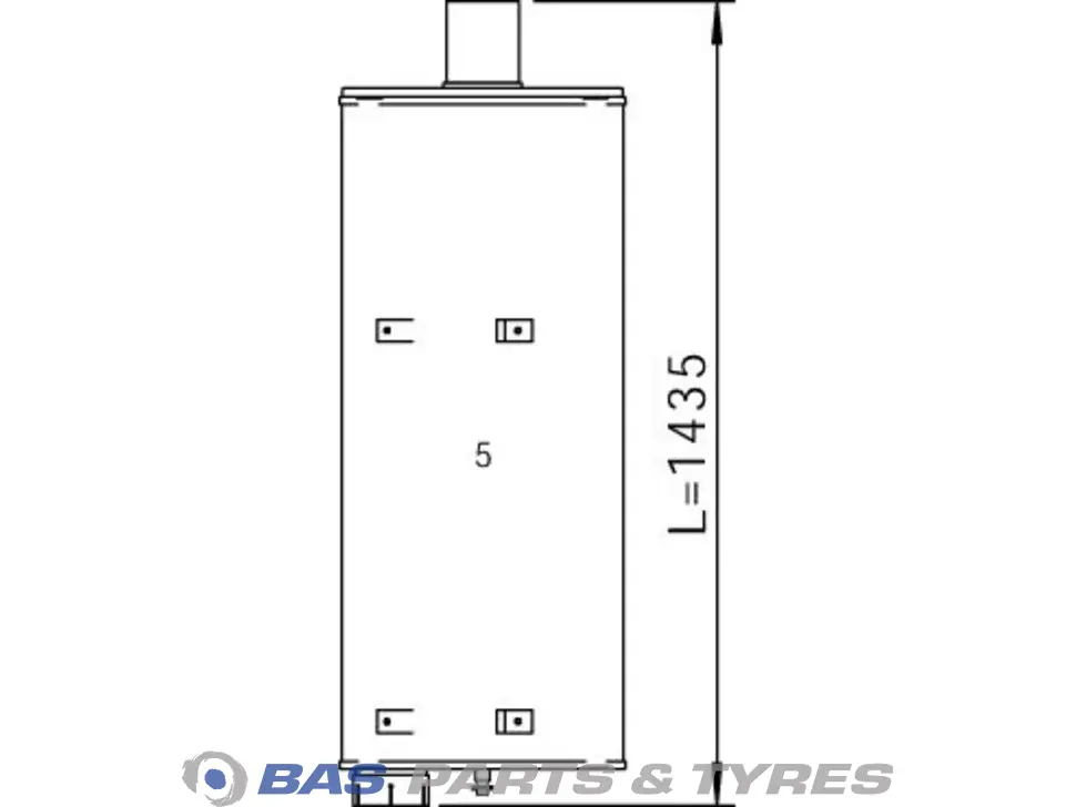 Schalldämpfer Dinex 9484901001