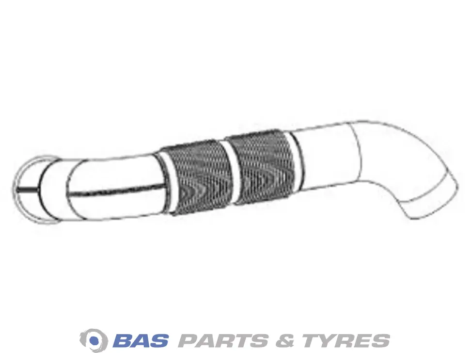 Front exhaust pipe Dinex 9304909519
