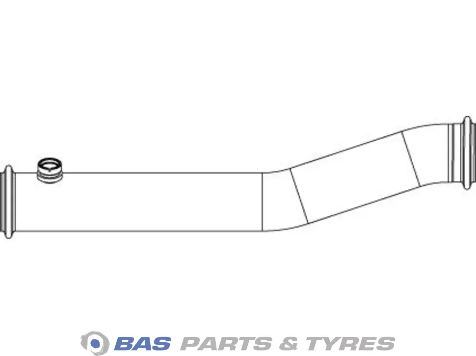 Tubo de escape Dinex 1409860