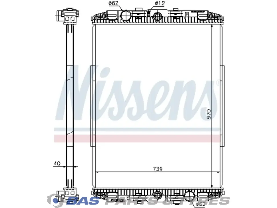 Radiateur Nissens 1858768