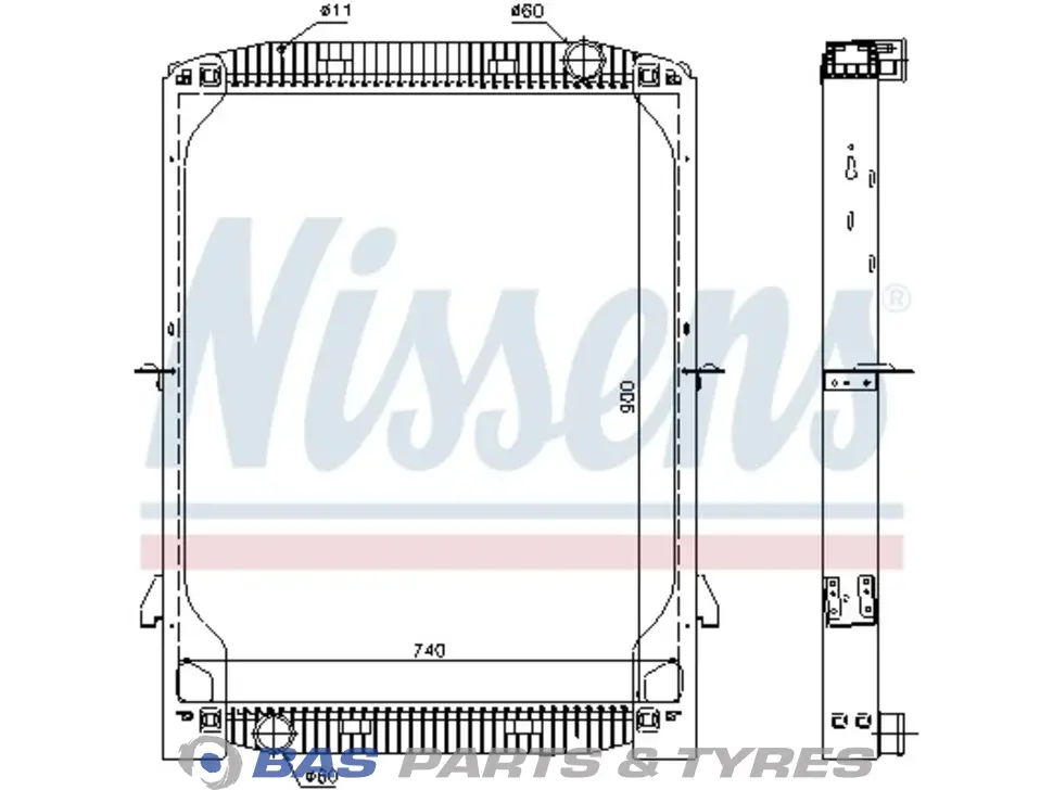 Radiator Nissens 99488785