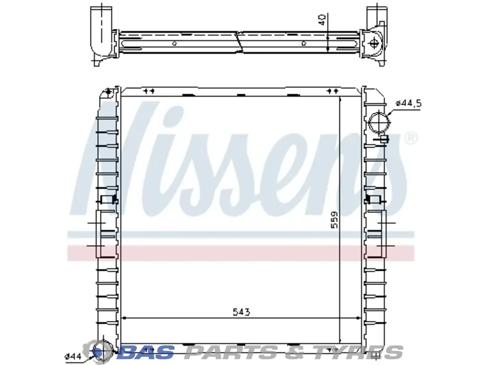 Radiator Nissens 100304810