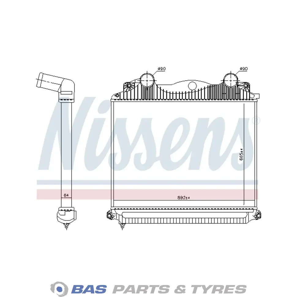 интеркулер Nissens 81061006694