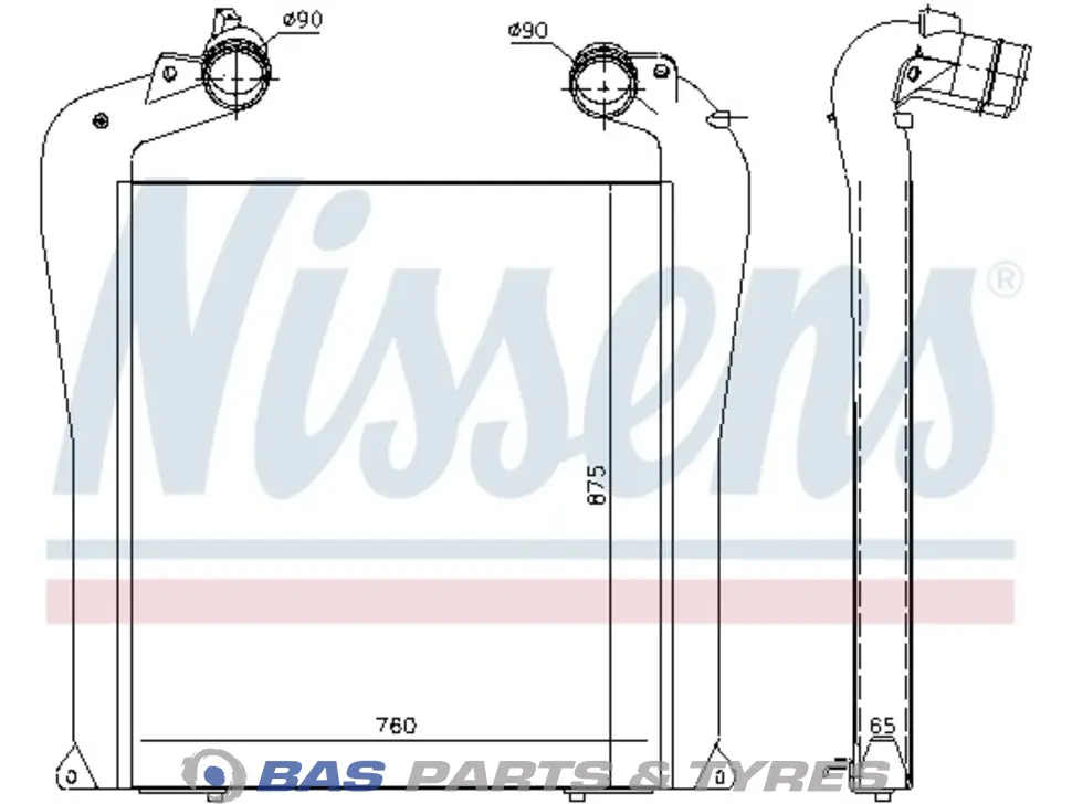 интеркулер Nissens 82061006051