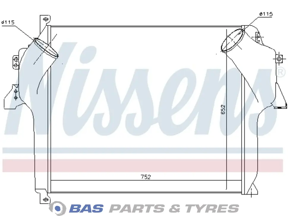 Интеркулер Nissens 9425010001