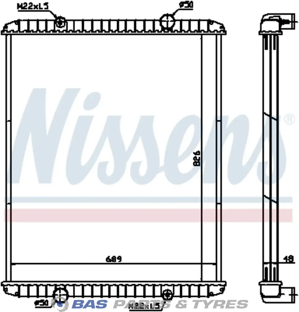 радиатор Nissens 5010230484