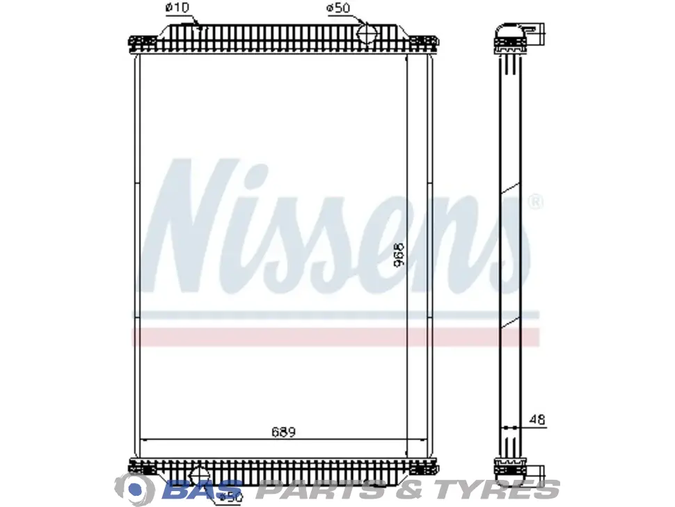 Radiatore Nissens 5001858488