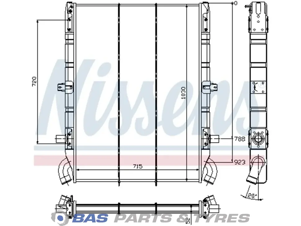 Radiatore Nissens 570451