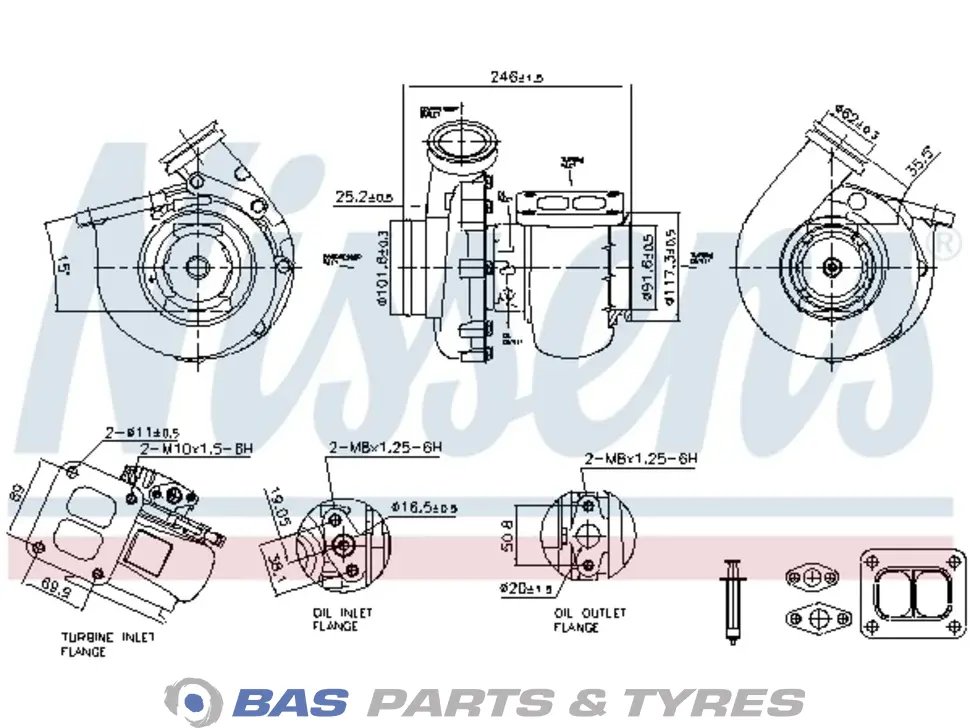 Turbo Nissens 1423029