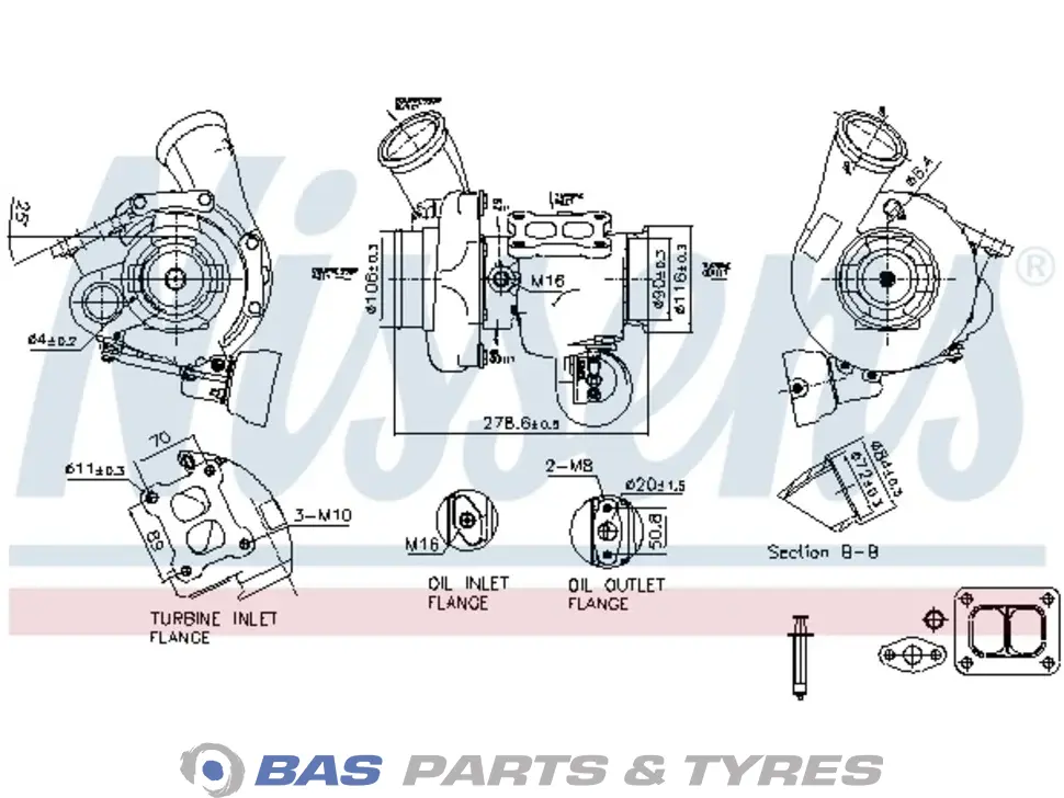 Turbo Nissens 2256197