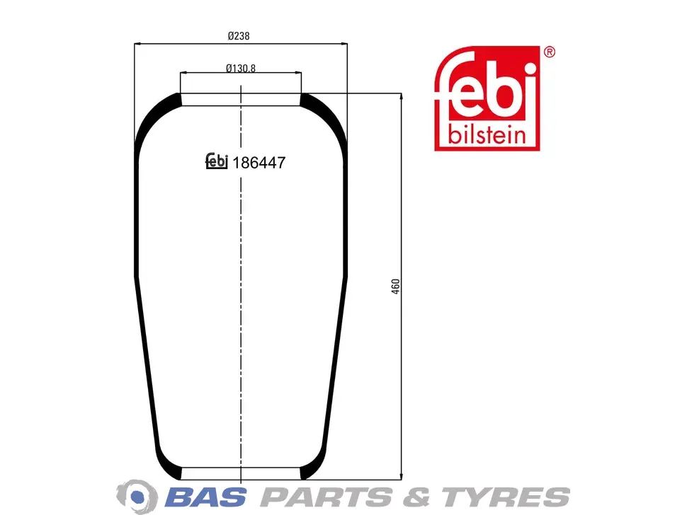 Въздушен балон Febi 81436010126S1