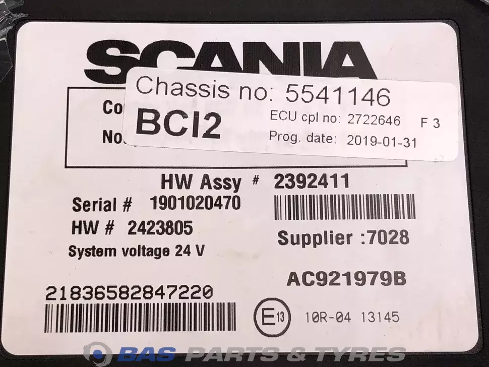 regeleenheid ECU BWE Scania 2468170 regeleenheid ECU BWE Scania 2468170