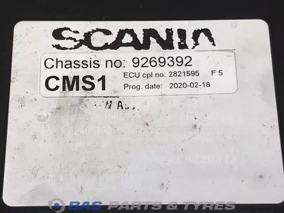 Unité de commande ECU CMS Scania 2570114 Unité de commande ECU CMS Scania 2570114