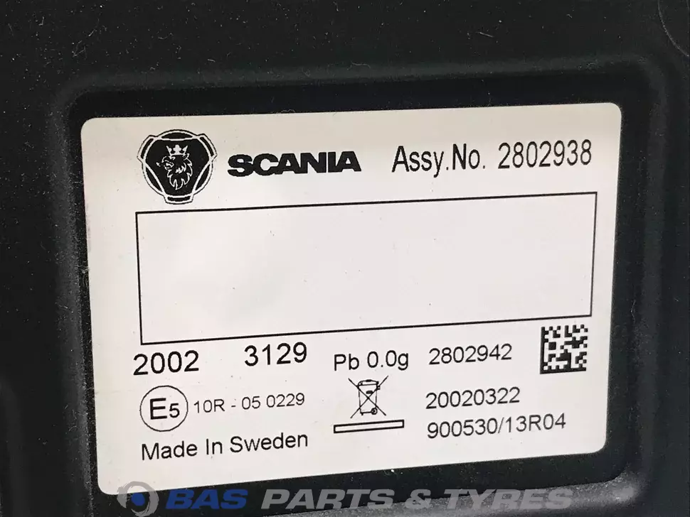 Tableau de bord Scania 2717540 Tableau de bord Scania 2717540