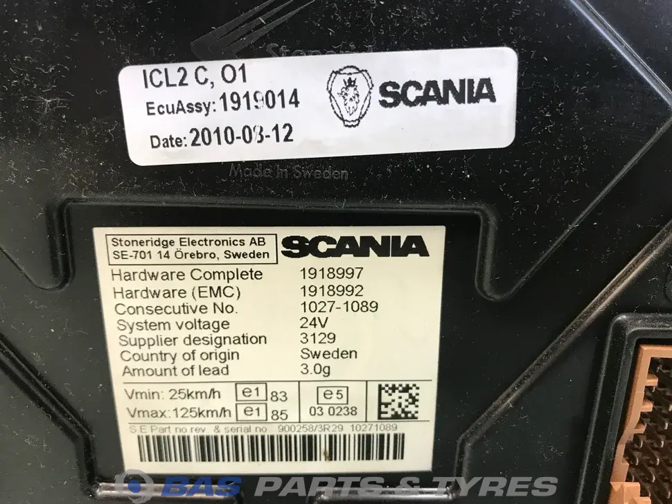 Panou de control Scania 1900491 Panou de control Scania 1900491