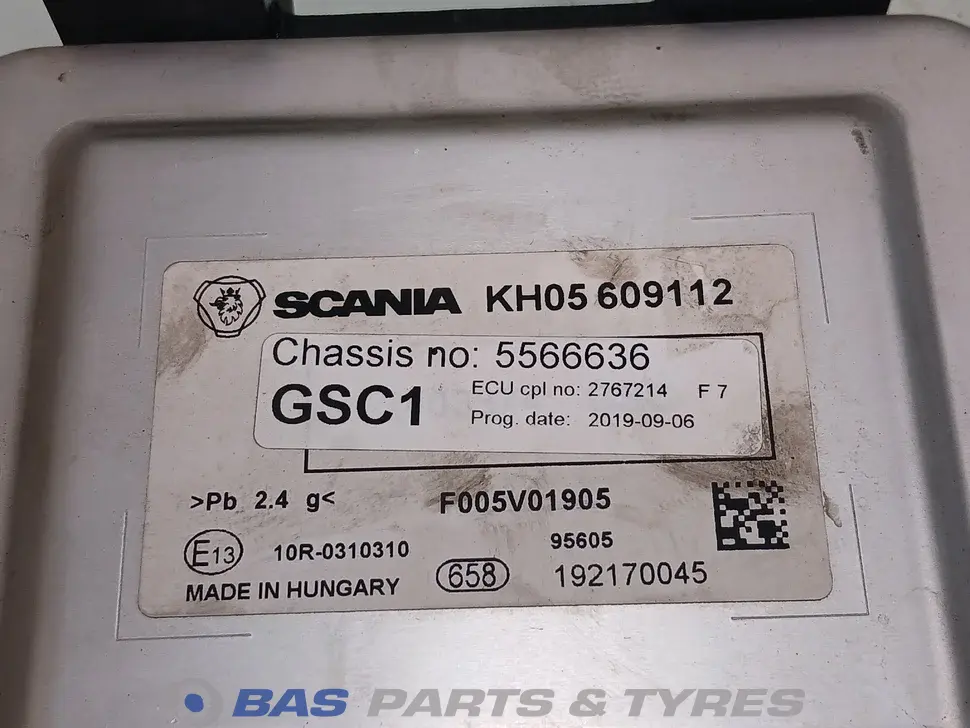 Unité de commande GSC1 Scania 2740414 Unité de commande GSC1 Scania 2740414