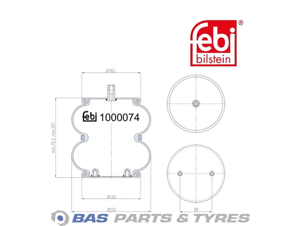 Soufflet de suspension Febi 9423205821