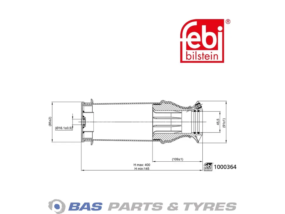 Luftfederbalg Febi 2639899