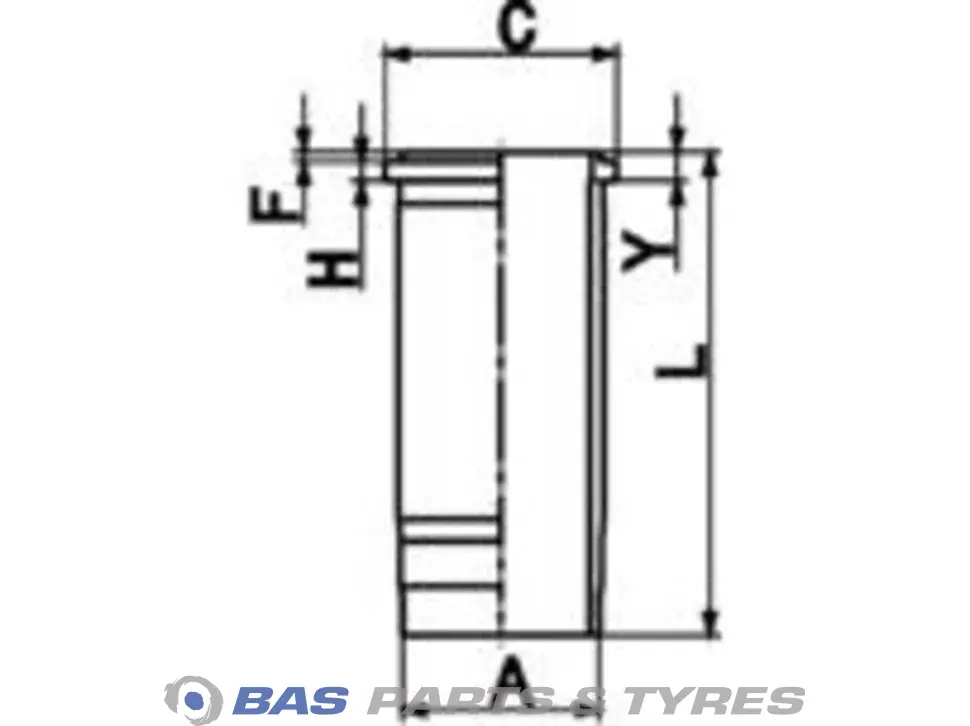 Cilindervoering Kolbenschmidt 470286