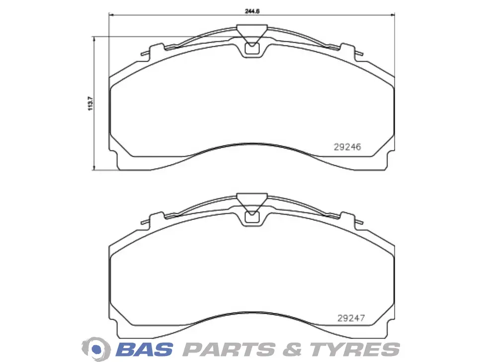 Brake pad set Textar 0064201420 Brake pad set Textar 0064201420