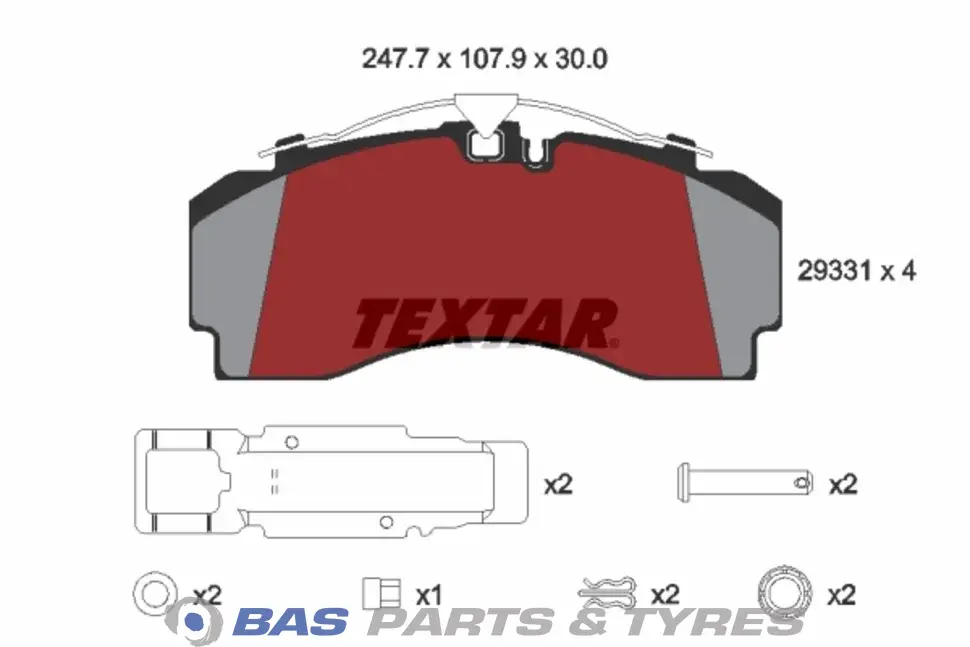 Remblokset Textar 1390428 Remblokset Textar 1390428