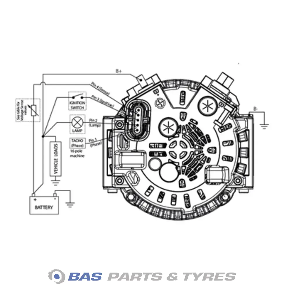 Alternator Prestolite 0575136 Alternator Prestolite 0575136
