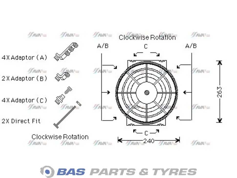 Ventilator AVA Cooling