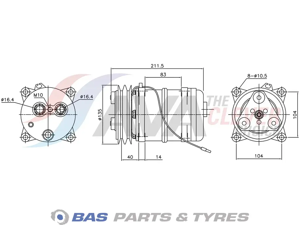 Kompressor AVA Cooling 81619006304